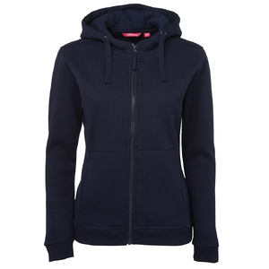 JB's LADIES FULL ZIP FLEECY HOODIE 3HJ1