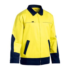 Hi Vis Drill Jacket with Liquid Repellent Finish