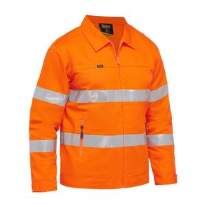 Taped Hi Vis Drill Jacket with Liquid Repellent Finish