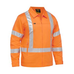 X Taped Hi Vis Drill Jacket With Liquid Repellent Finish