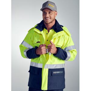 Taped Hi Vis FR Wet Weather Shell Jacket