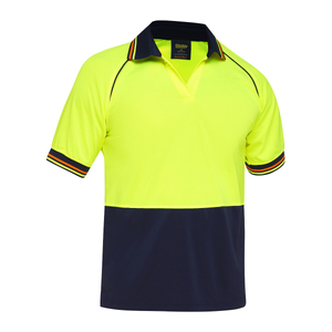 Two Tone Hi Vis V-NeckPolo