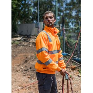 X Taped Hi Vis 1/4 Zip Pullover