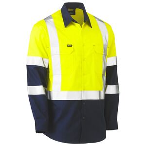 X Taped Biomotion Two Tone Hi Vis Lightweight Drill Shirt