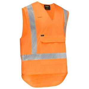 X Taped Hi Vis Detachable Safety Vest